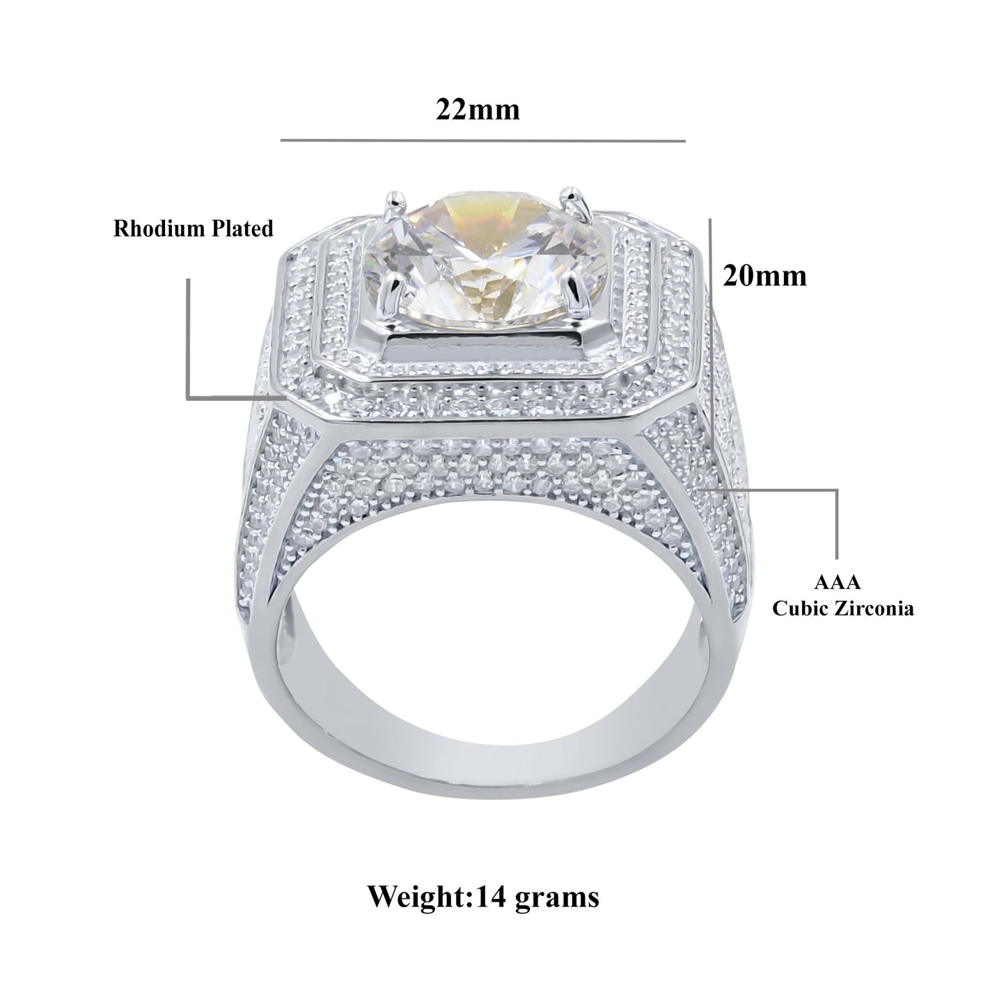 PALATIAL SILVER RING I 9216141
