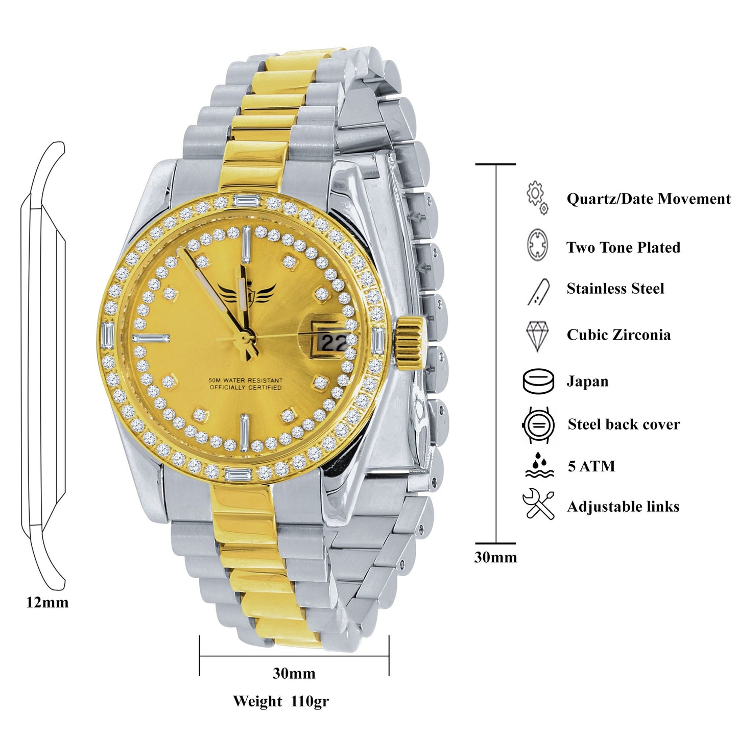 ALEXANDRA STEEL WATCH | 5305918