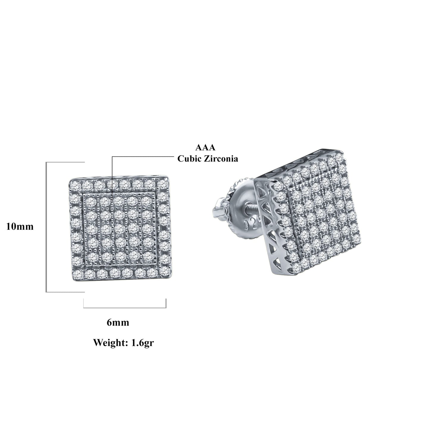 PIAZZA SCREW BACK EARRINGS | 9212681