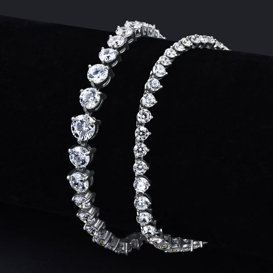 VERGLAS BRASS ICED OUT CHAIN CZ I 963011
