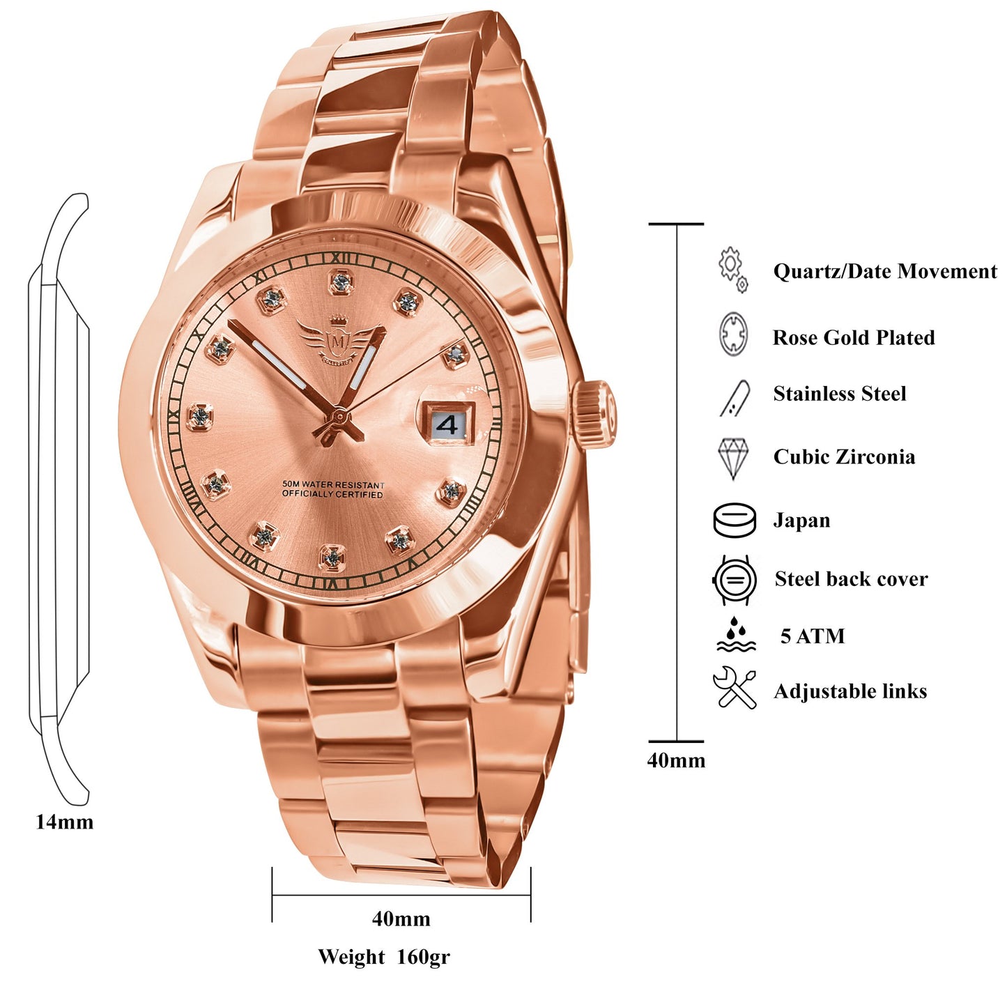 SUBTILIS STEEL WATCH I 530685