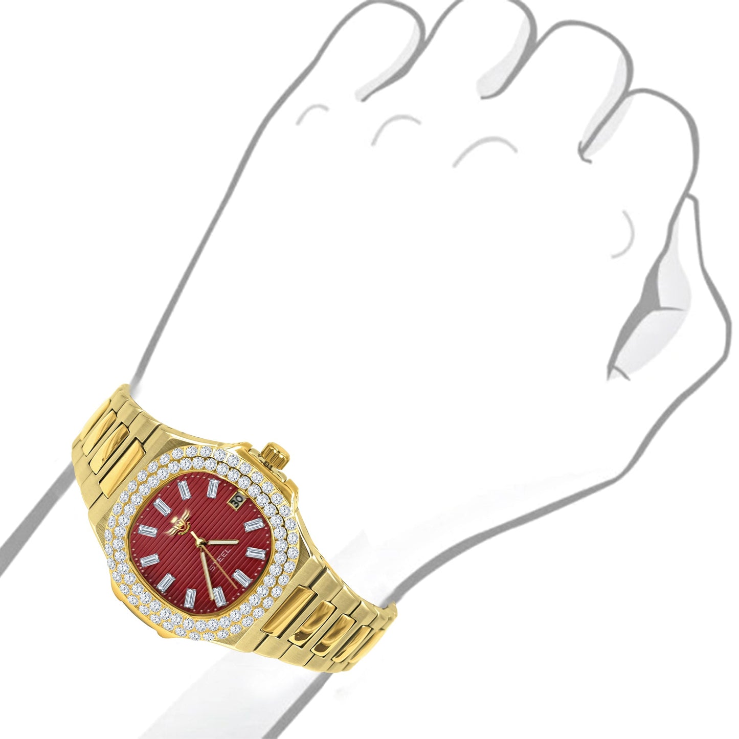GAYLORD AUTOMATIC STEEL WATCH  | 530676