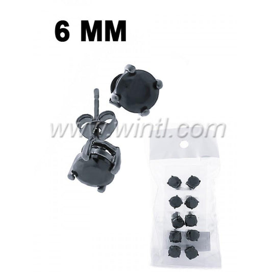 CZ Diamond Stud Earrings